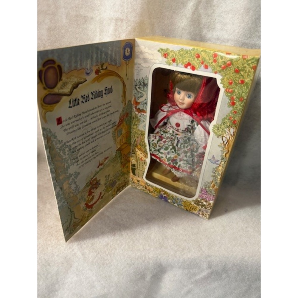 Marie Osmond Little‎ Red Riding Hood Story Book Doll Collector Porcelain